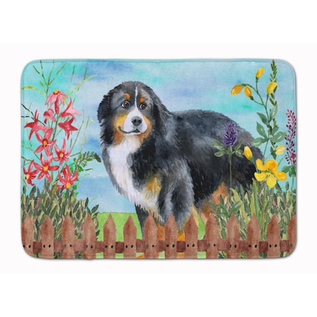 Jensendistributionservices Bernese Mountain Dog Spring Machine Washable Memory Foam Mat MI2551450